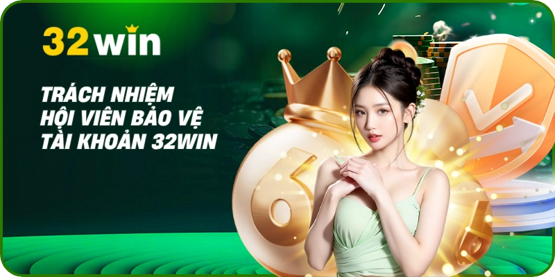 Miễn trừ trách nhiệm 32Win 3 Trách nhiệm hội viên bảo vệ tài khoản 32Win